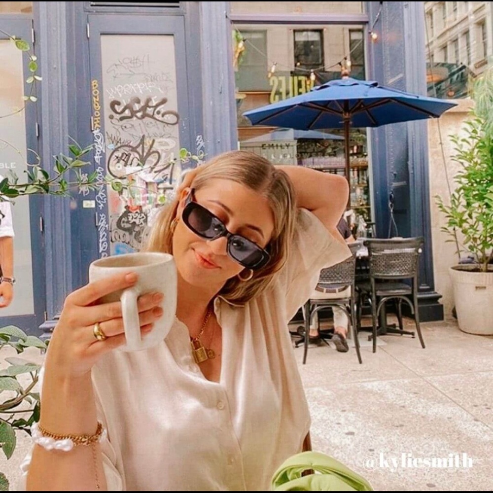 FLOUCIA SIENNA rectangle sunnies